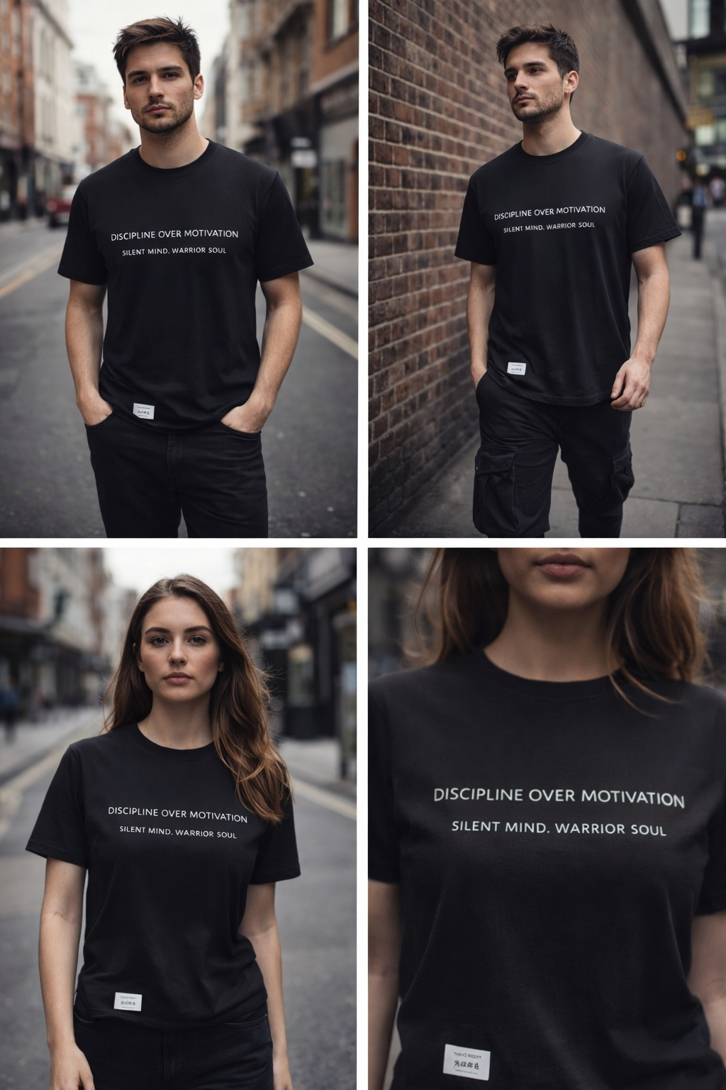 Discipline Over Motivation – Japanese Minimalist T-Shirt | Urban Soul Wear