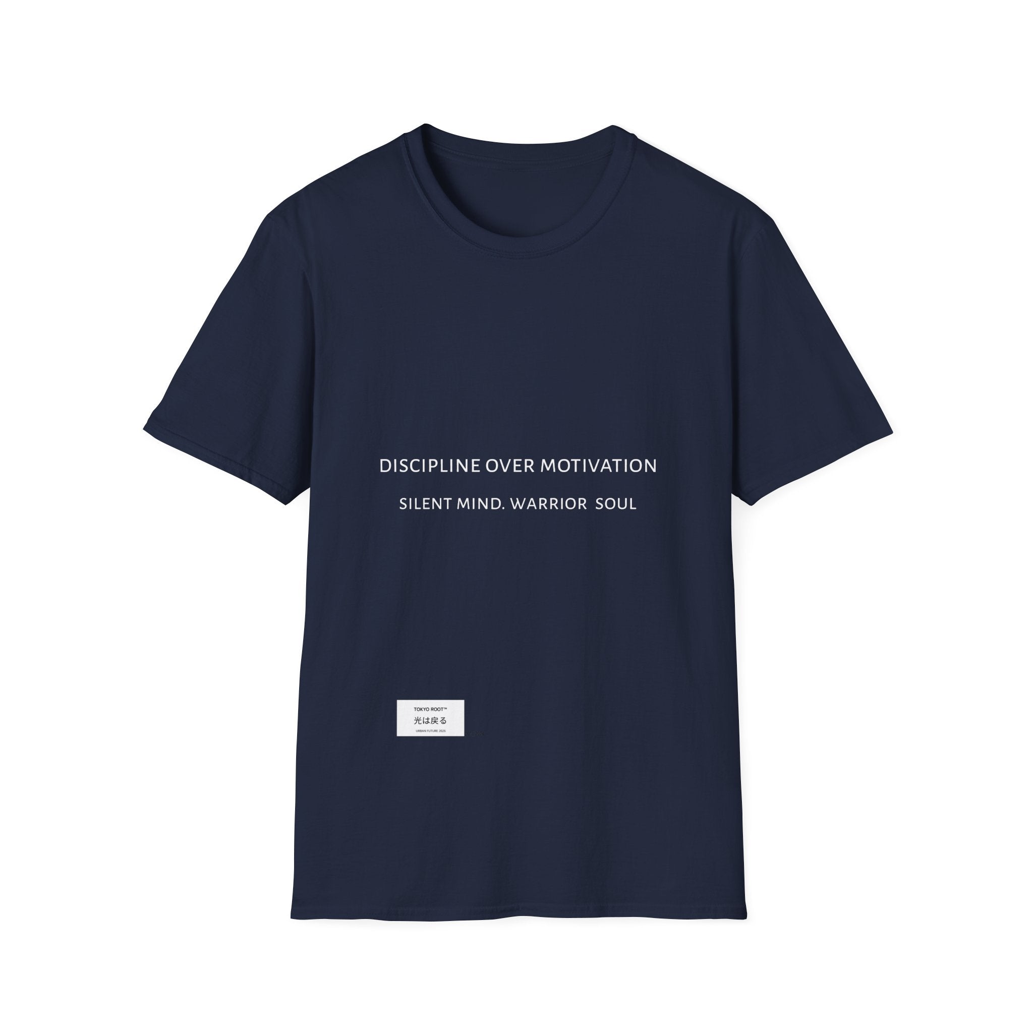 Discipline Over Motivation – Japanese Minimalist T-Shirt | Urban Soul Wear