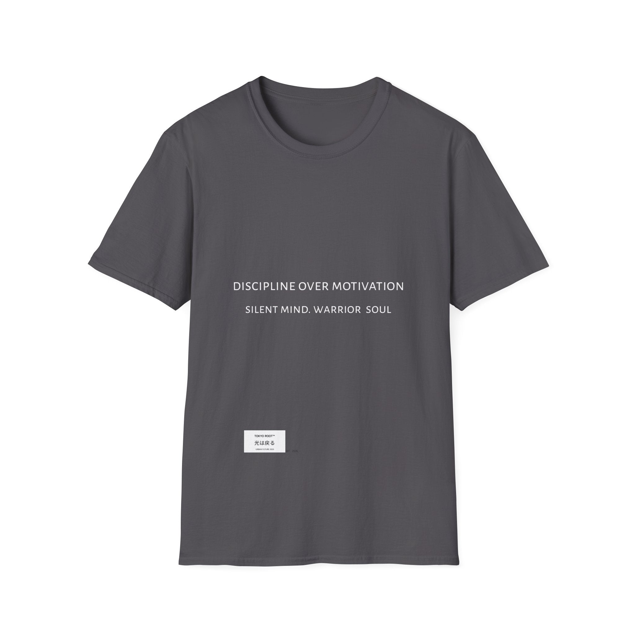 Discipline Over Motivation – Japanese Minimalist T-Shirt | Urban Soul Wear